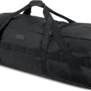 Fitdom 106L 45" Heavy Duty Extra Large Duffle Bag with Upgrade Zipper, Durable & Water Resistant. Perfect as Camping Bag Travel Storage Bag Tent Storage Bag Sports Equipment Bag For Coaches & More