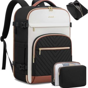 LOVEVOOK Travel Backpack for Women,40L Carry On Backpack for Airplanes,17.3 Inch Laptop Personal Item Travel Bag