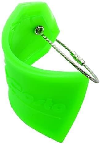BlueCosto - Luggage Tags - Large, Green, 5 PK - PVC Suitcase Tags w/Privacy Cover & Stainless Steel Wire Loops - Personalized Baggage Identifiers for Travel - Backpack Name Labels - Image 8