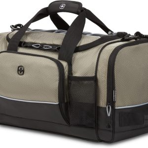 SwissGear Apex Duffle Bag for Travel and Gym with Bungee-Cord System
